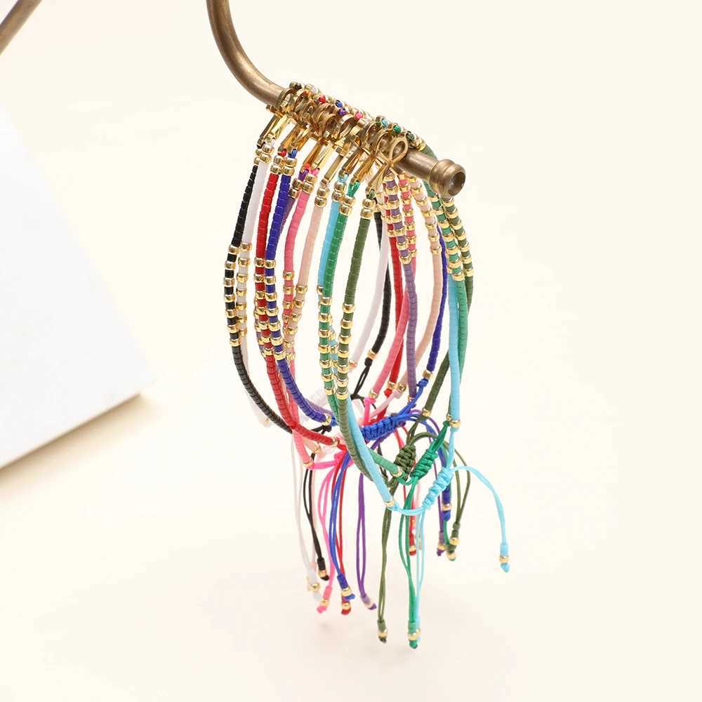 ZMZY Cute Miyuki Beads Glass Amulet Charm Egyptian Ankh Crucifix Bracelet Symbol of Life Cross Bracelet Jewelry Wholesale W250526