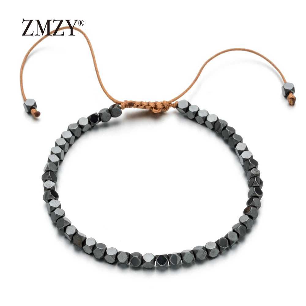ZMZY New Fashion Minimalist Handmade Boho Bracelet Stone Hematite Beads Bracelet Jewelry Gift Friendship Women Accessories W250526