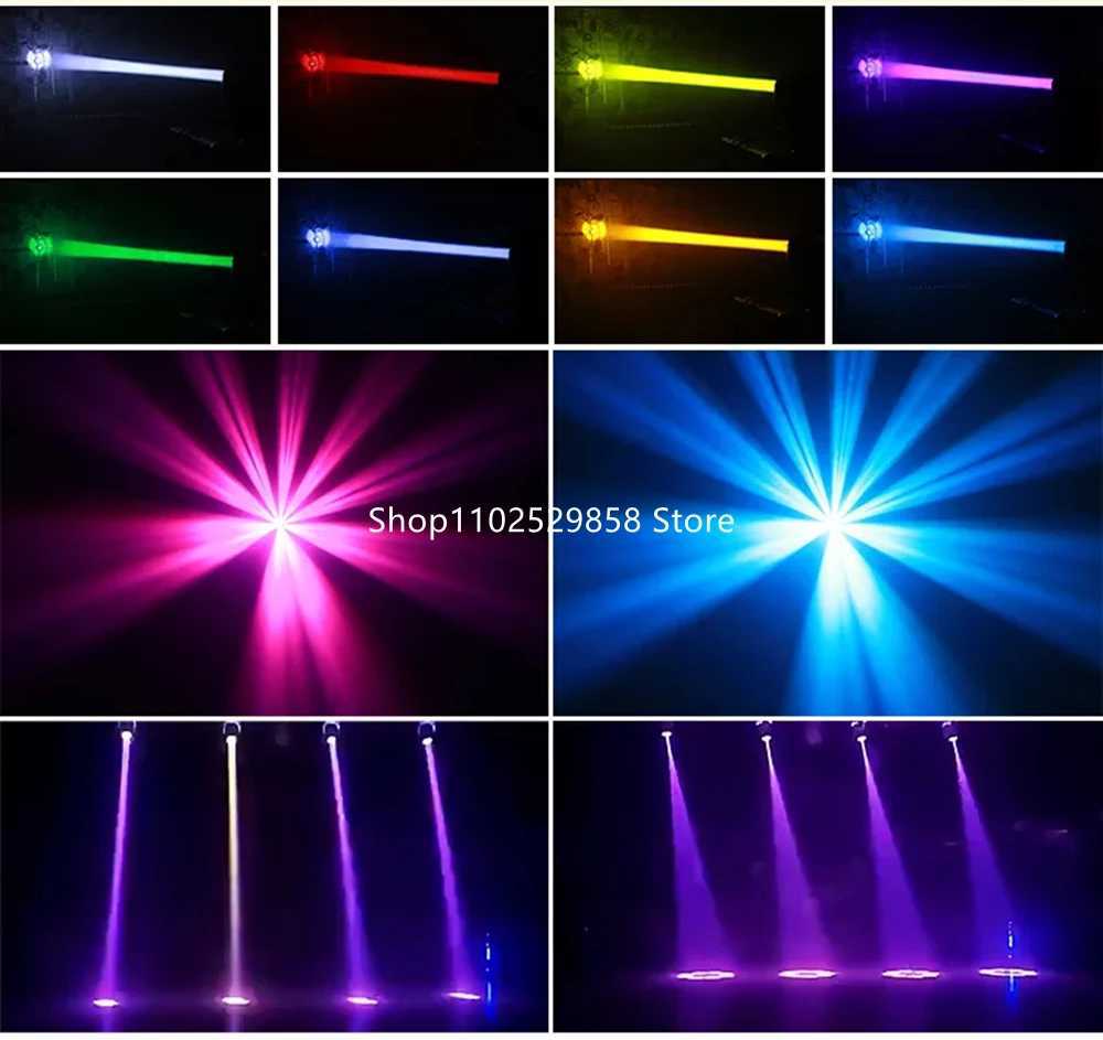 DJ Equipment 100W Gobo Spot Beam LED Moving Head Party Disco Stage Lights Sound DMX Control 18 Prisms For Club Stage XJ250527