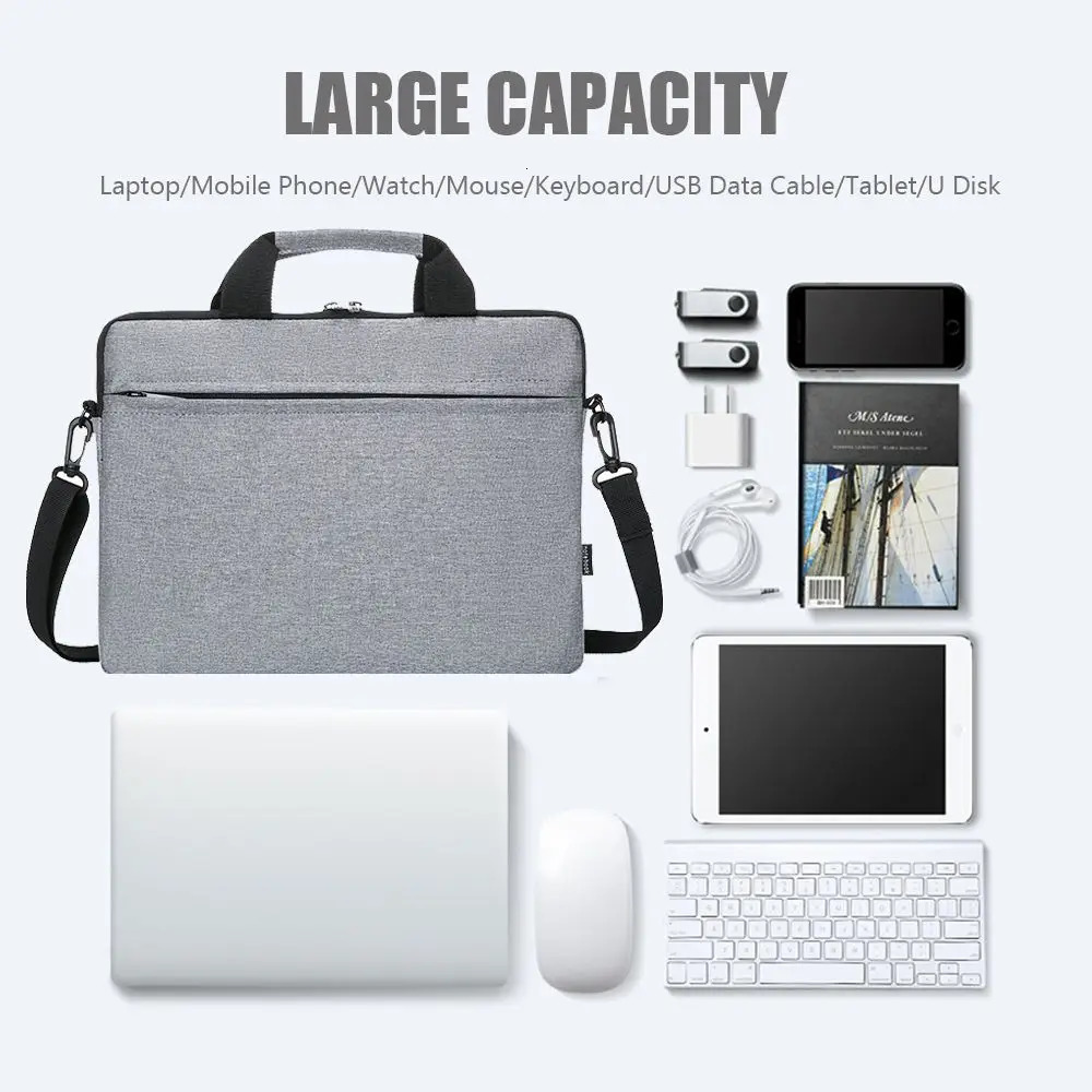 Protective Pouch Large Capacity Ultra Thin Notebook Cover Laptop SlEEve Case Laptop Handbag Shoulder Bag 250526