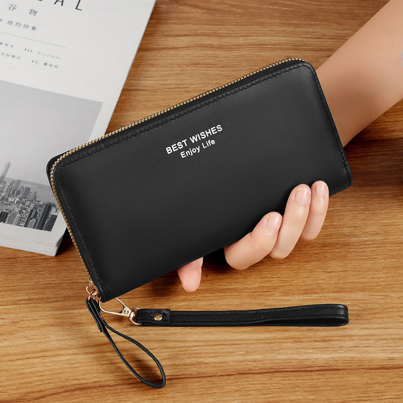 fashion Women s handheld long wallet Korean style handbag multifunctional card holder mobile phone bag coin wallet designer men fashion s wallet
