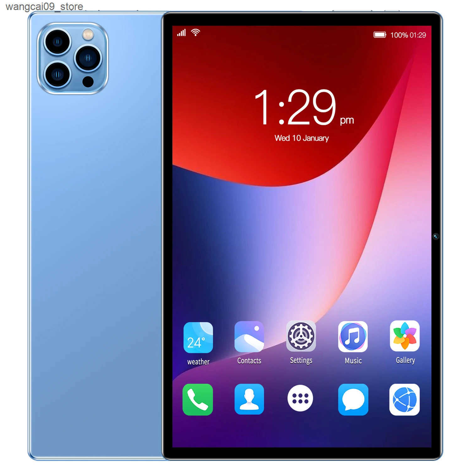 New 10.1 Inch Tablets Octa Core 3G Phone Call Dual SIM Dual Cameras 4+64GB Android 11 Google Play WiFi Bluetooth Global Version z250527N9RS