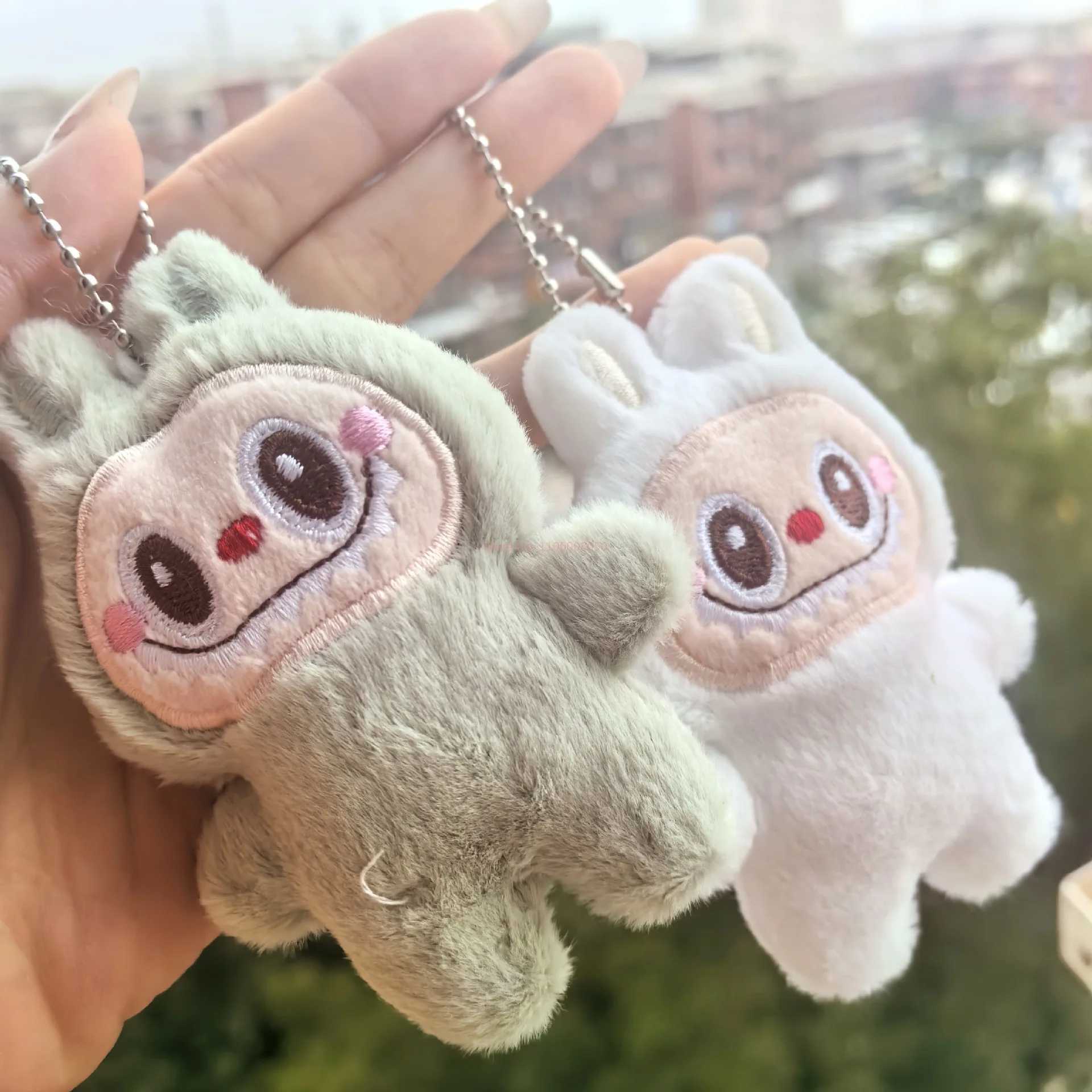 30pcs A Box New Labubu Plush Doll Keychain Blind Box Pendant Backpack Blind Box Small Keychain Chain Pendant Xmas Gift W250526