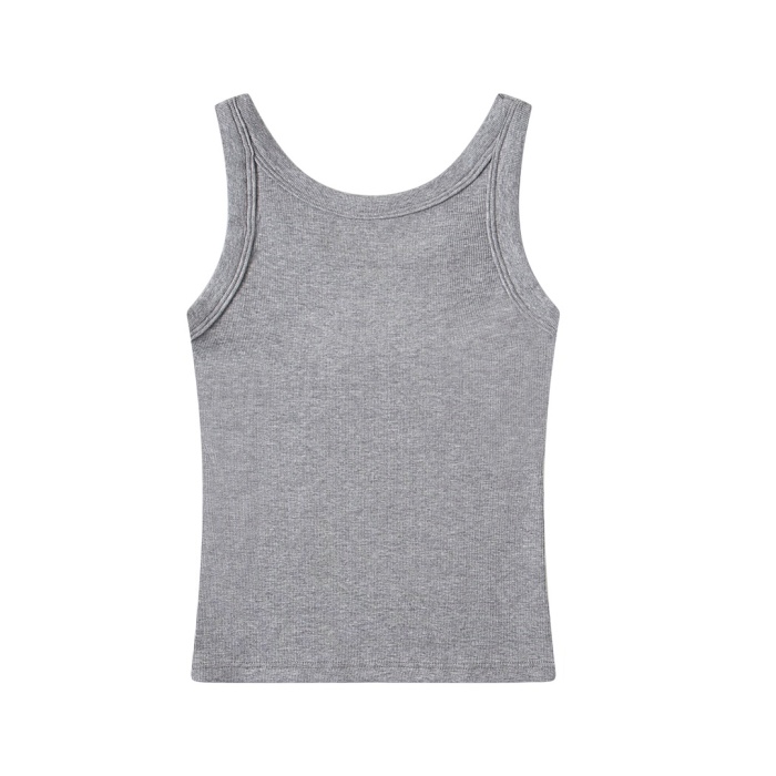 Tank Top women designer vest top running vest designer tank woman crop top clothes summer short slim navel exposed outfit elastic sports knitted tanks