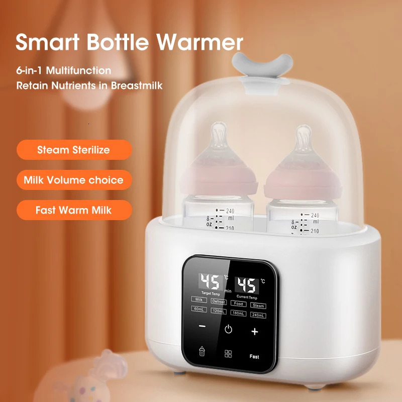 2 in 1 Smart Baby Bottle Milk Nursing Warmer Heater Sterilizer Automatic Thermostat Disinfection Sterilization 250527