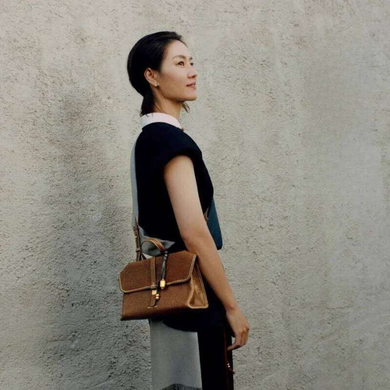 New series of casual denim canvas fashionable bag, single shoulder crossbody small square bag