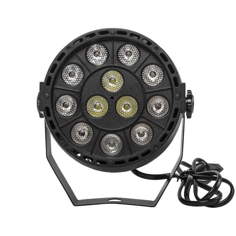 SHEHDS LED Par 12x3W RGBW Stage Light With DMX512 for Disco DJ Projector Machine Party DecorationXJ250527