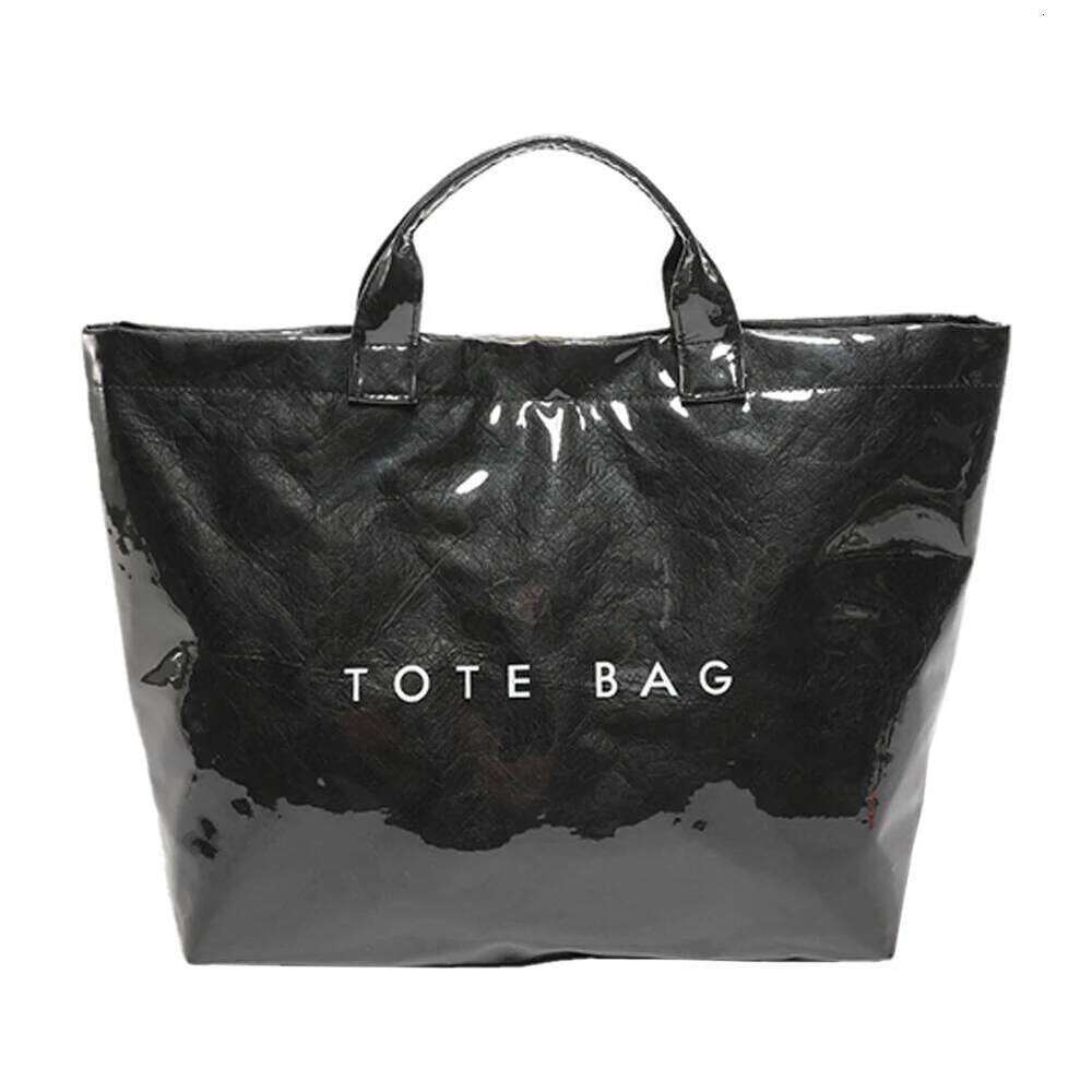 Women's Bags Designer Solid Color Tote New Fashion Women's Designer Shopping Bag Large Capacity Handbag PVC Waterproof Totes Bags