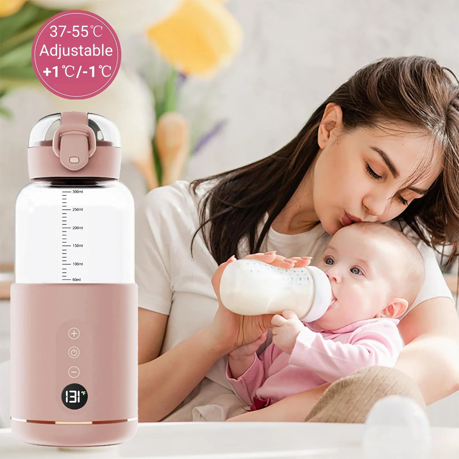 Portable Electric Baby Bottle Warmer USB Rechargeable 5200mAh15000mAh Soak Formula Milk Instant Wireless Heater Travel 250527