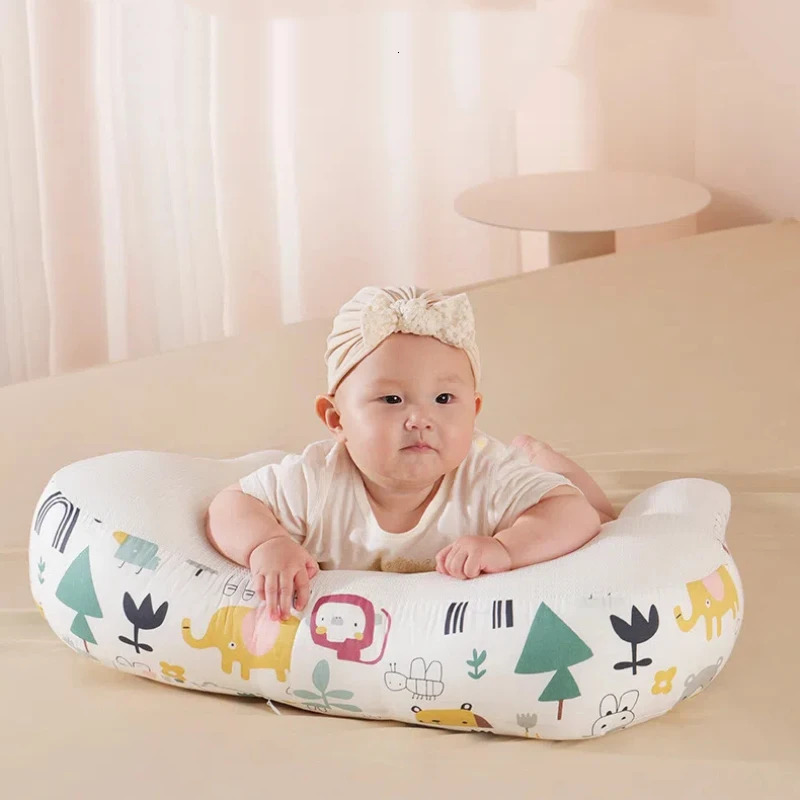 Anti Vomiting Pillow Prone Sleeping Head Up Doublesided Shaped Breathable Cool and Soothing 250527