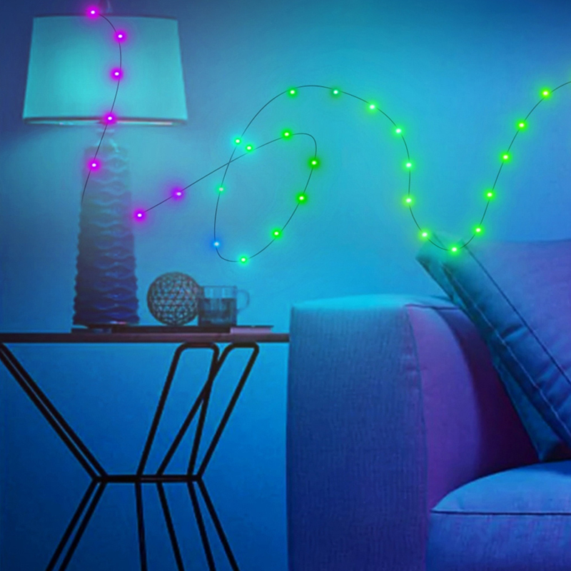 Eco-Friendly Smart Rope Lights: Multi-Colored, Adjustable via Smartphone Connectivity