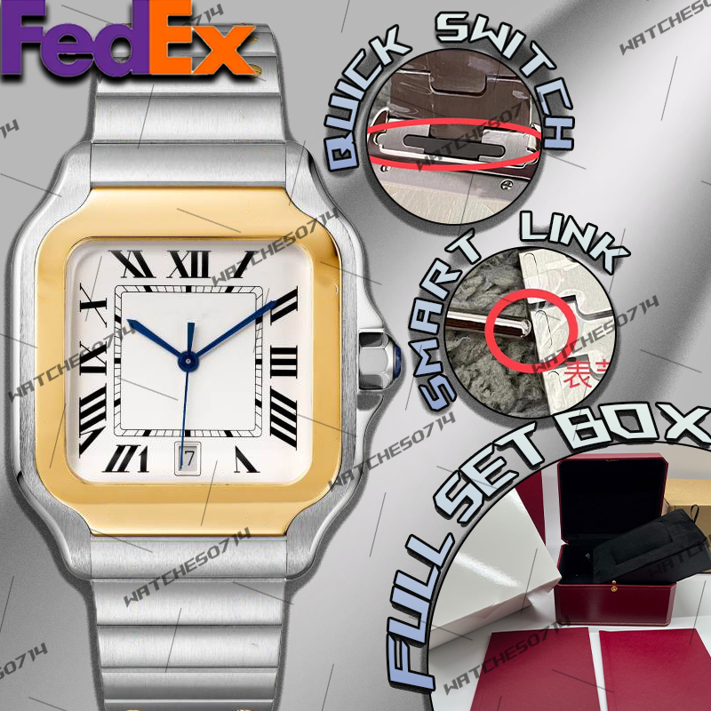 Mens Watch Designer Watches Men Top High Quality 35.1MM/39.8MM Automatic Mechanical Watch 904L Stainless Steel Sapphire Glass Waterproof 100M With Box Fedex