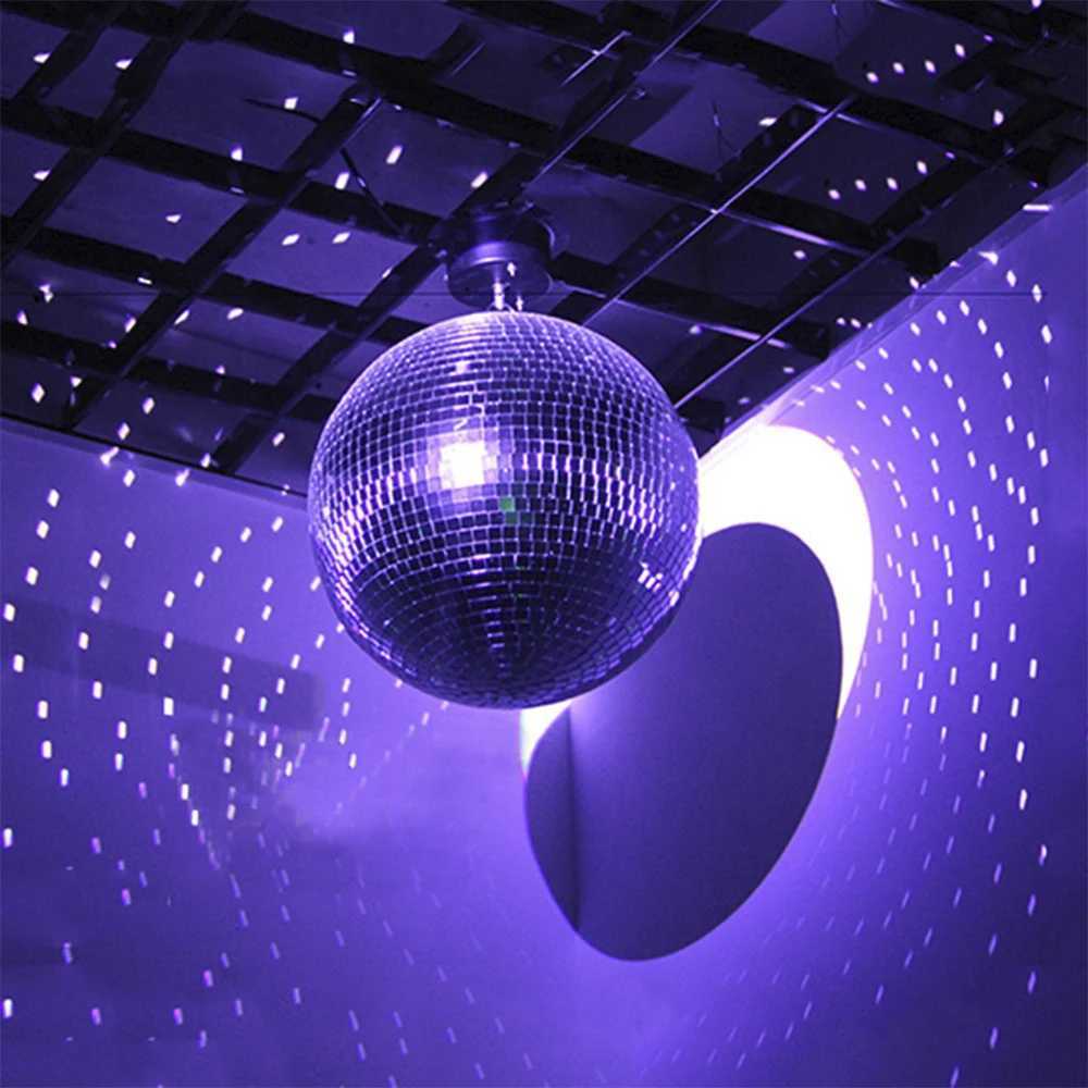 Glass Mirror Balls Reflective Rotating Mirror Ball Hanging Bar Disco Ball 8 Inch Glitter Stage Effect Decoration for KTV WeddingXJ250527
