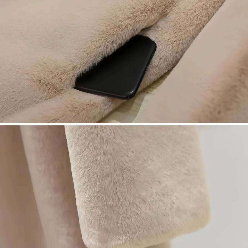 2023 New Winter Fashion High Quality Faux Mink Fur Coats Women Long OverCoat Female Loose Thicken Warm Teddy Jacket Clothes Tops