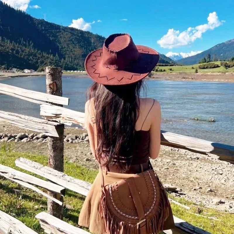 Bride Cowboy Hat Chapeau Cowgirl Hat Cowboy Accessories Cowboy Hat Woman NZM02 250526