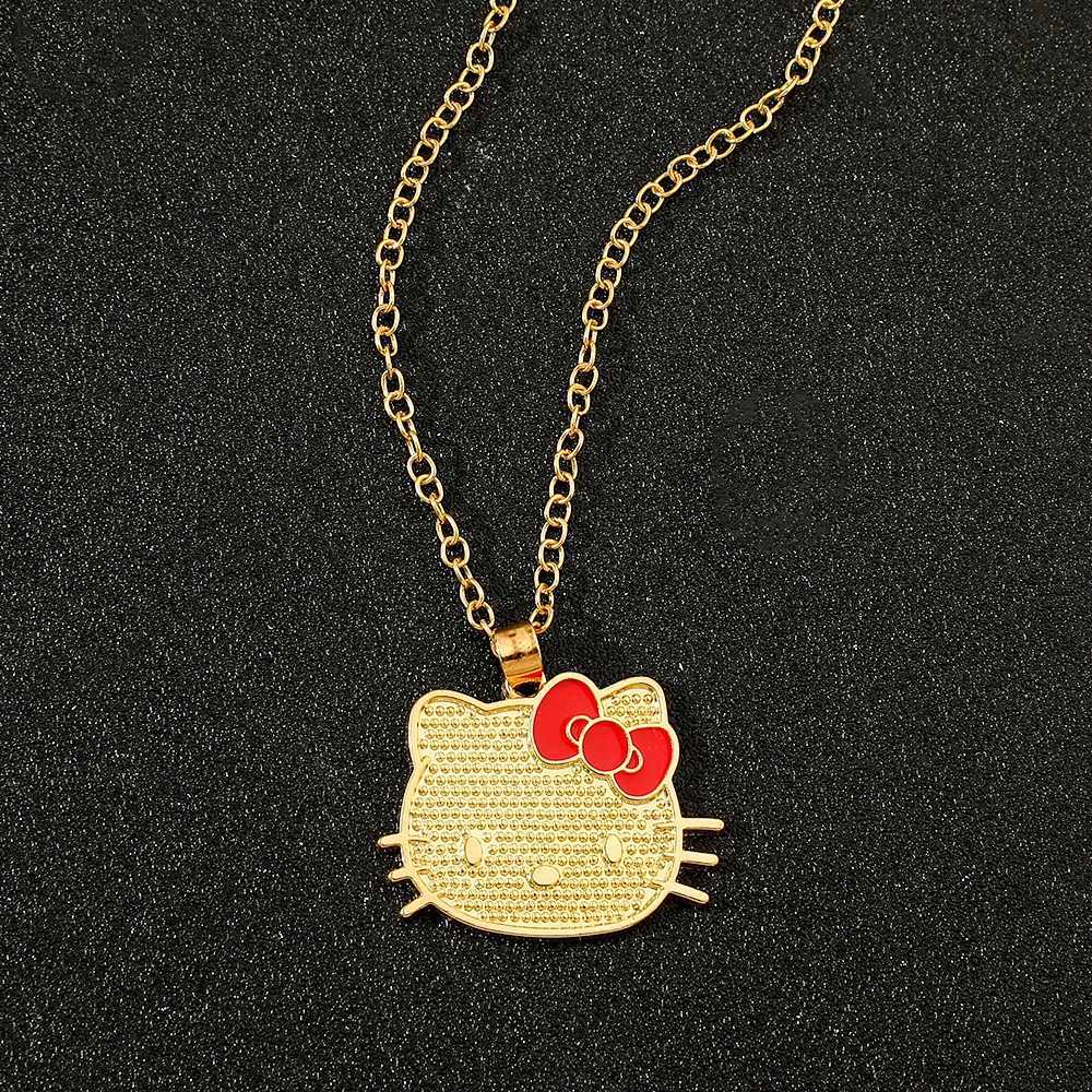 Sanrio Hello Kitty Anime Figures Cartoon Necklace for Women Girl Decoration Birthday Gifts w250716