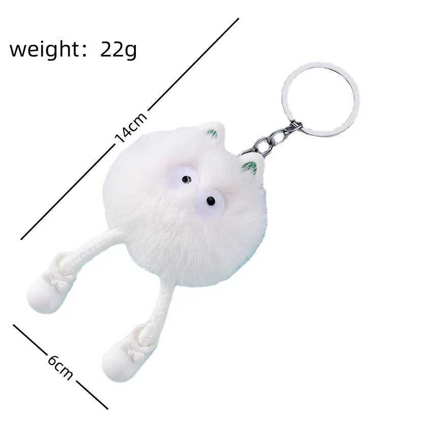 Cartoon Plush Monster Keychain Hot Selling Items Cute Girl Backpack Car Keychains Accessories Girlfriend Gifts W250526