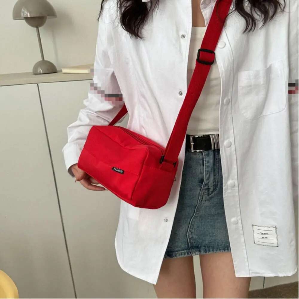 New Autumn Winter Korean Version Large Capacity Crossbody Casual Versatile Fashion Lightweight Oxford Bag