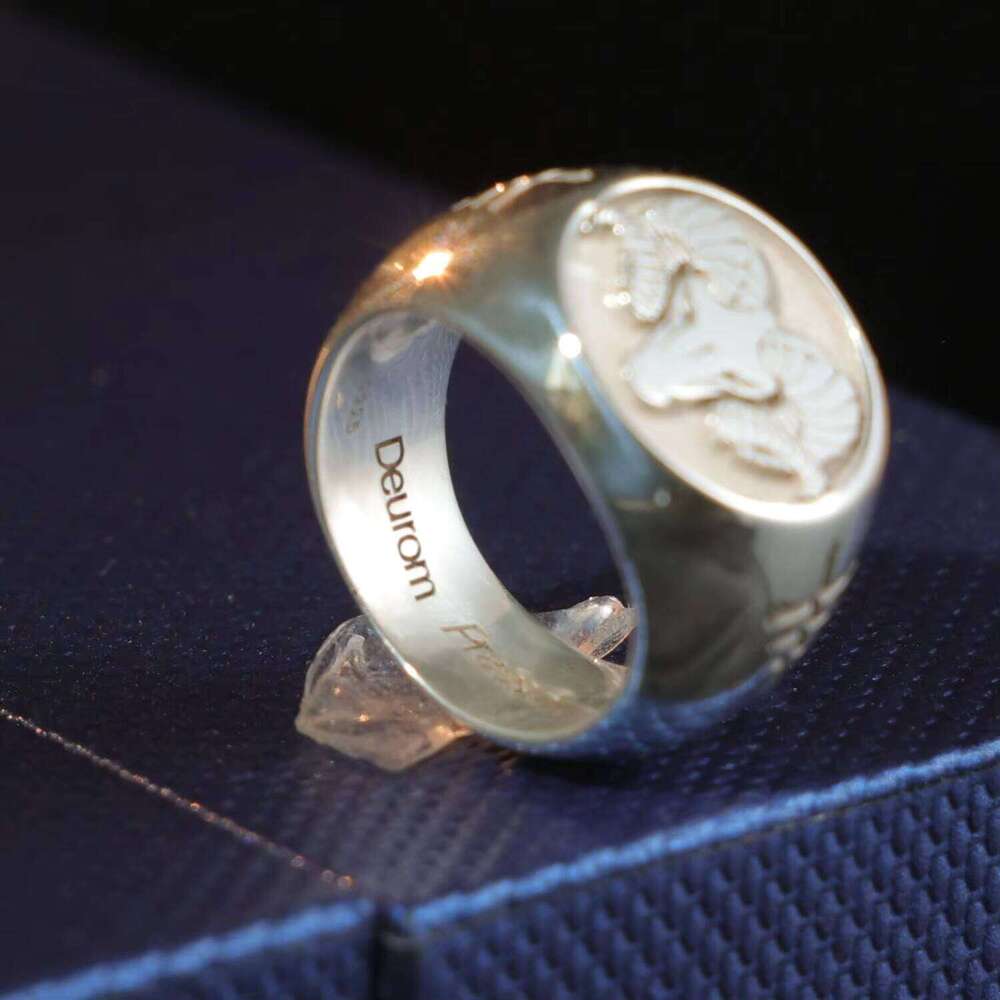 Solid Sier Signet Men Personalized Custom Animal 3D Fashion High Quality Hip Hop Ring for Lover Wholesale