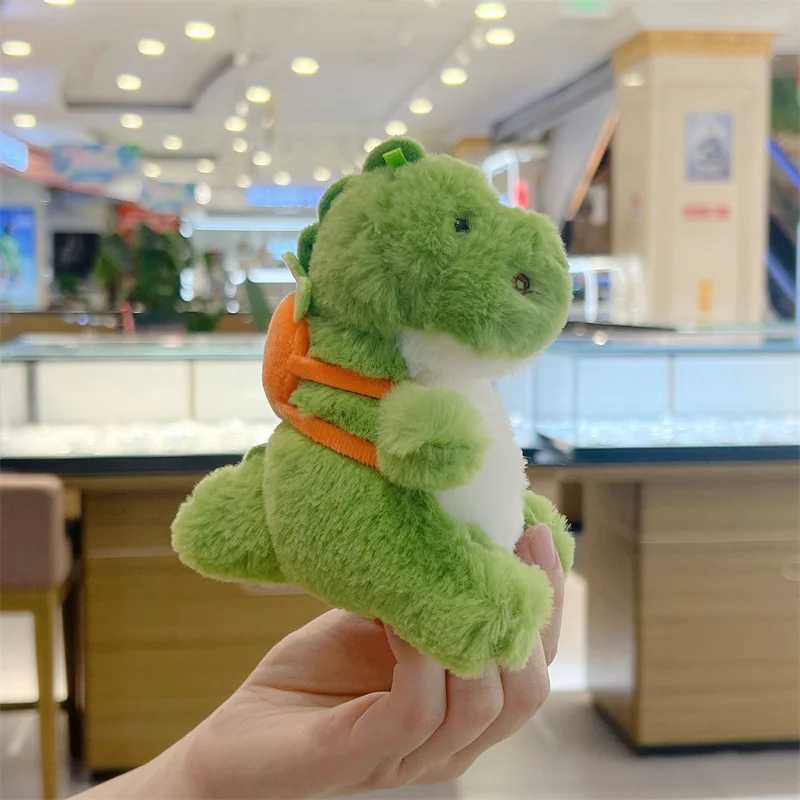 Dinosaur Keychain Stuffed Plush Toy Backpack Pendant Decorative Soft Dinosaur Plush Doll School Bag Car Keychain Holiday Gift W250526