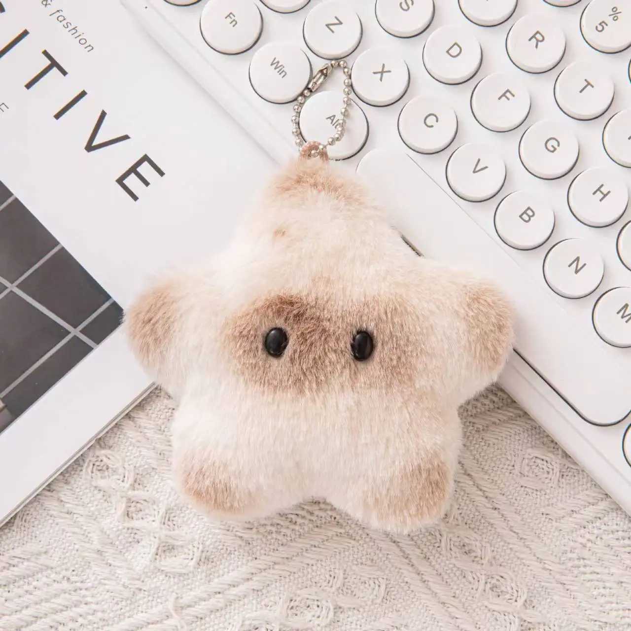 Cartoon Squeeze Capybara Plush Keychain Kawaii Plush Stuffed Soft Siamese Cat Keyring Toys Keyring Squeak Capybara Doll Kids W250526