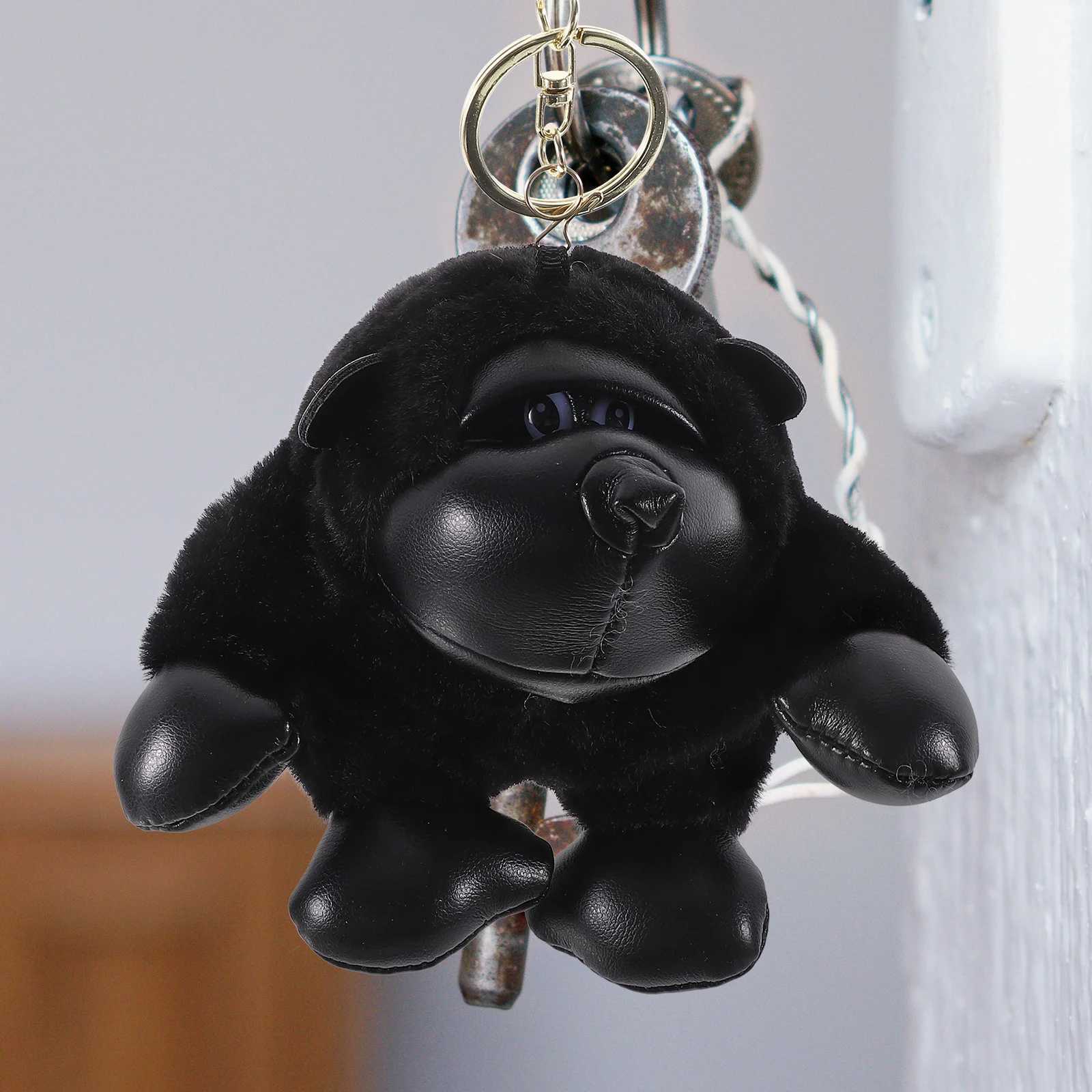Monkey Keychain Gorilla Pendant Bags Stuffed Decor Pp Cotton Decorative W250526