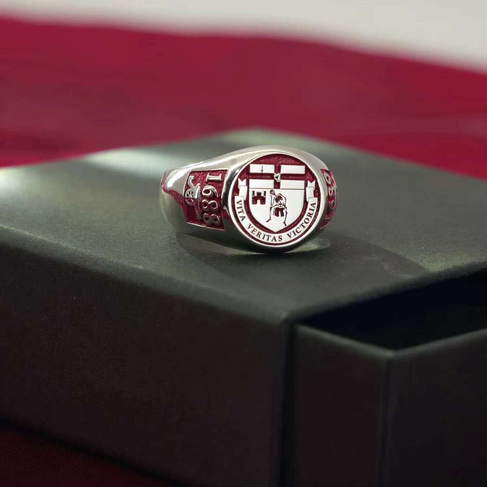 Sterling Sier Men Ring Accept Customer's Personalized Design With Different Color Background Fashion Jewelry