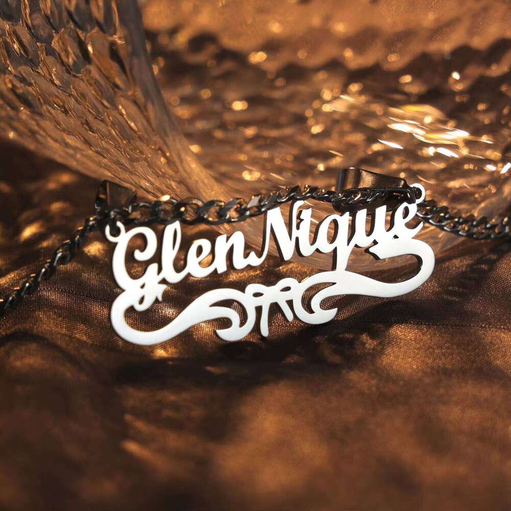 Stainless Steel Personalized Name Necklace Cuban Chain Hot Sales Fashion Style Jewelry for Women Wholesale