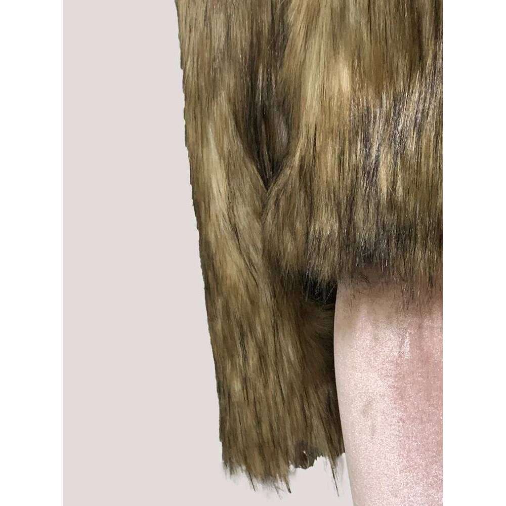 Mauroicardi Spring Winter Short Thick Warm Hairy Shaggy Faux Fox Fur Coat Women with Hood Designer Clothes Fluffy Jacket
