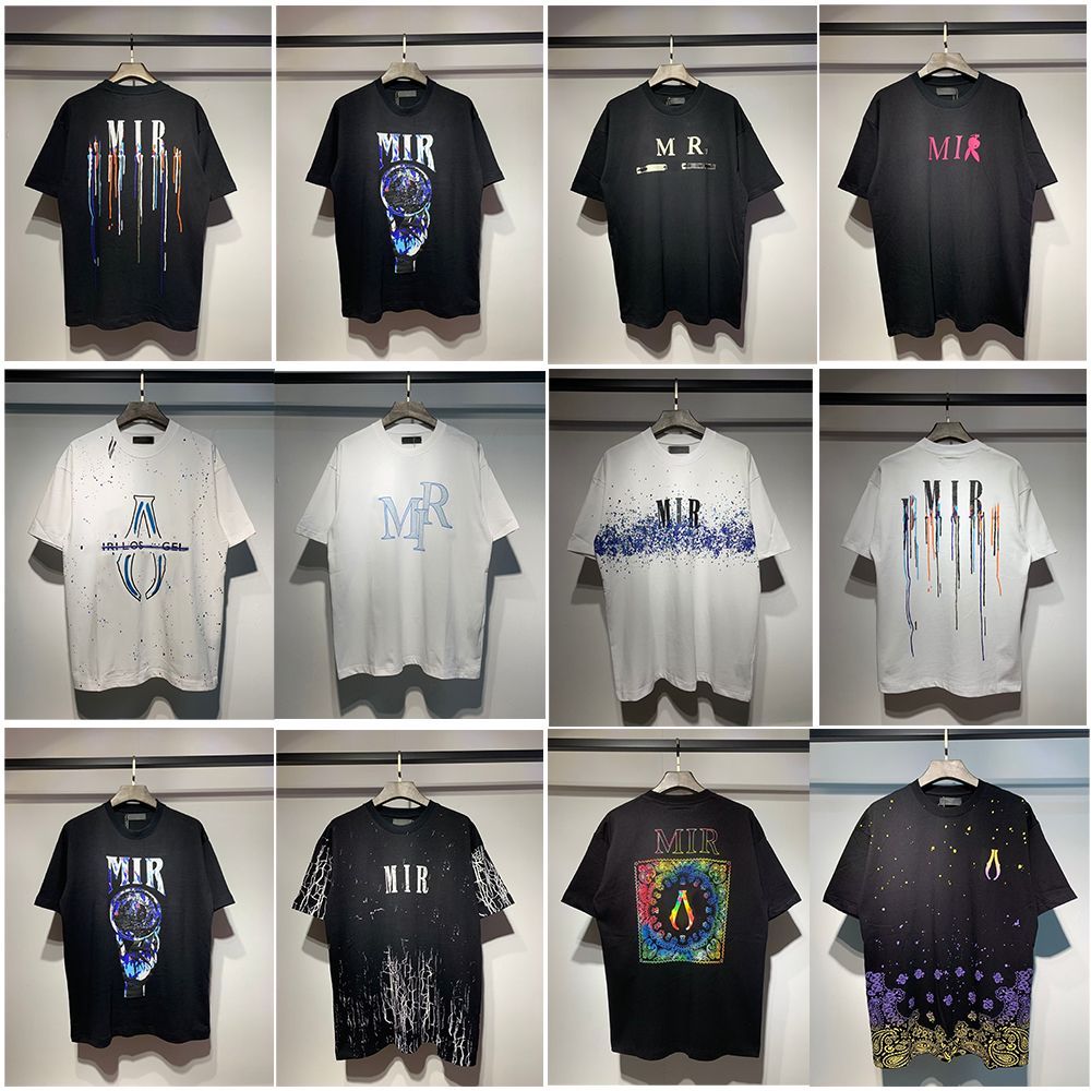 designer Men's Tees Designer Shirt Designer Tshirt 100% Cotton High-Quality Street Embroidered Short Sleeved Top New Couple Tee Graffiti Printings