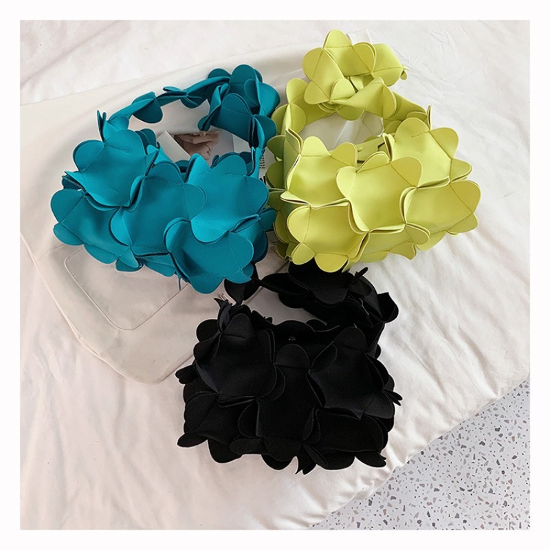Fashion Bags New Fashionable Three-dimensional Petal Bag Women's Shoulder Bag