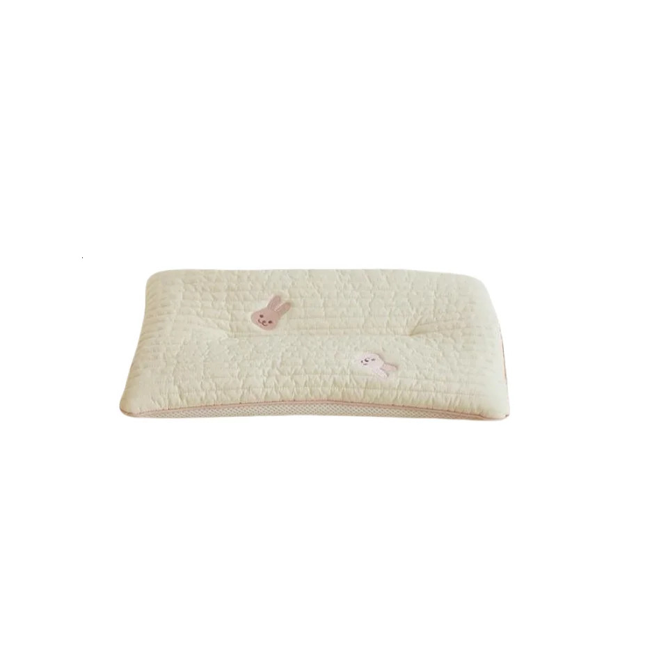 Embroidered pillow for infants and young children neck protection all seasons universal cotton sweatabsorbent baby shaped cute 250527