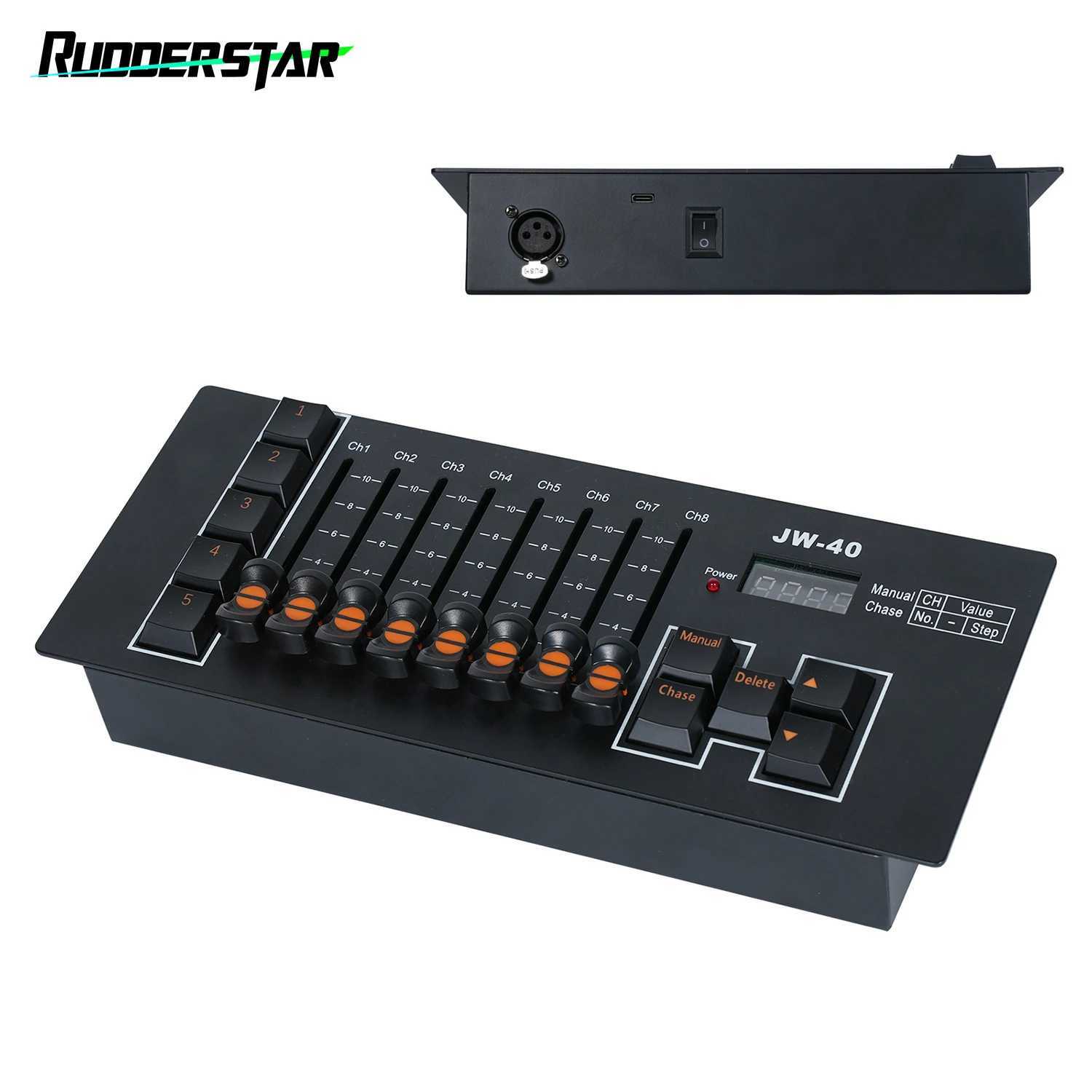 Mini Black Console DMX Control Channel Light Controller for Live Concerts DJ Disco Party Christmas Bar Club Wedding BirthdayXJ250527