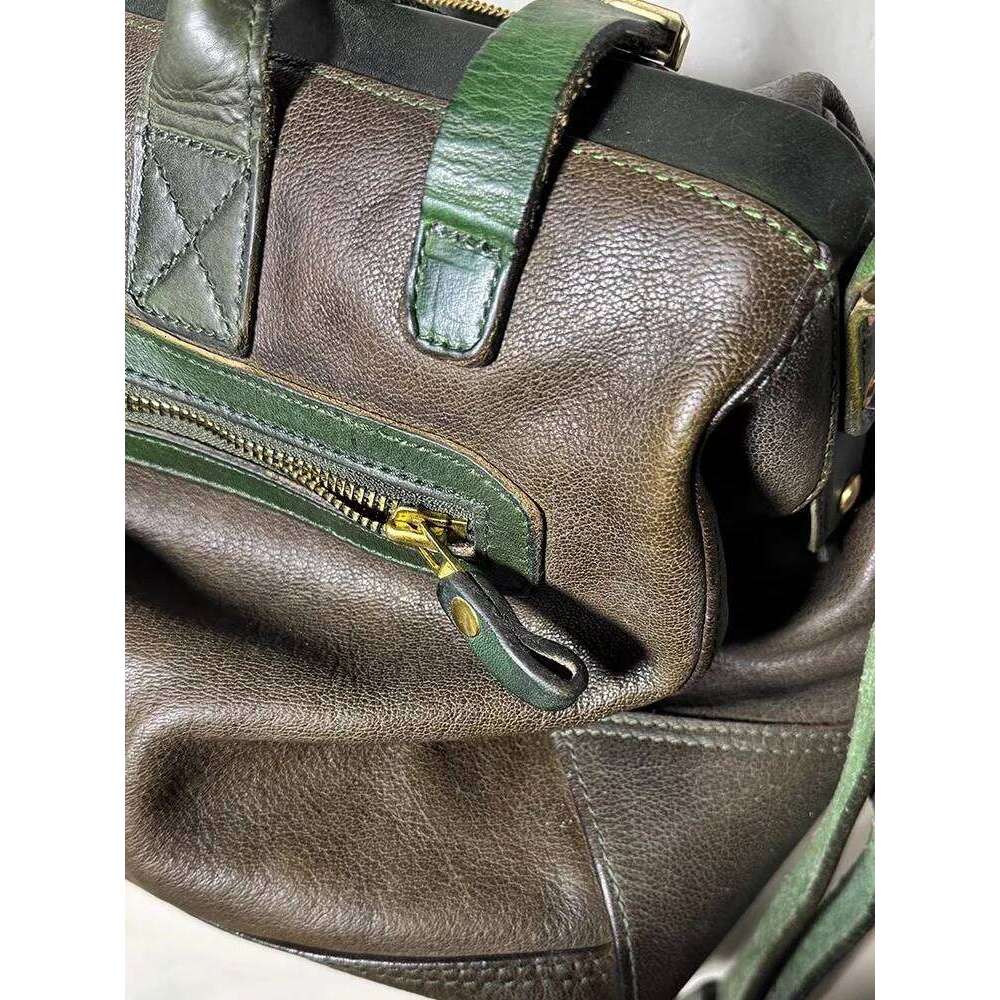 Casual Designers Handmade Genuine Multi-Pocket Large-Capacity Travel Handbags Outdoor Daily Cow Leather Lage Bag