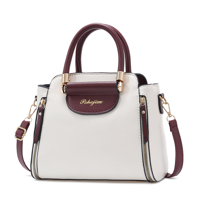 Top quality Brand High Quality Style Women's Bag 2025 Fashion Color Block Handbag Style Large Capacity Shoulder Crossbody Bag Free Delivery Desig