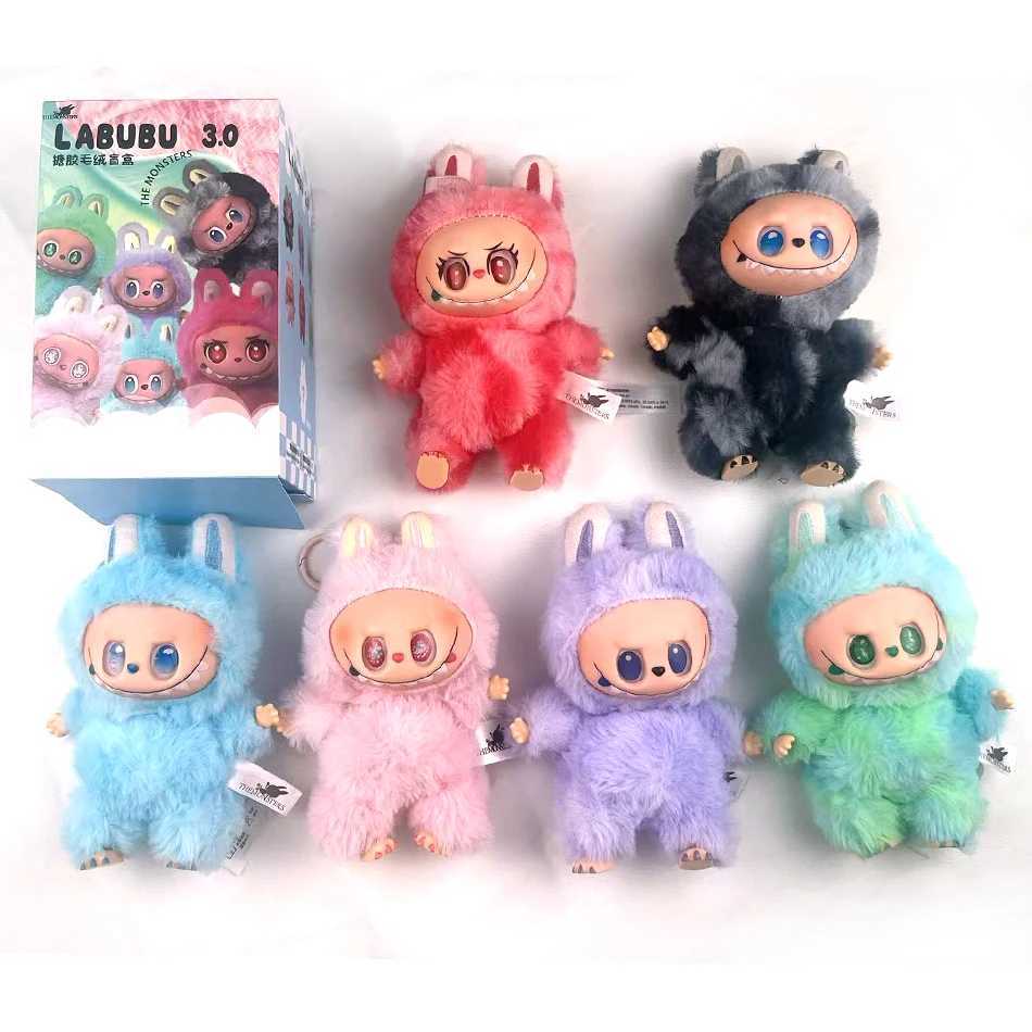NEW Labubu The Monsters Heartbeat Macaron Enamel Face Blind Box Pvc Figurine Tabletop Ornament Kawaii Doll Kid christmas Gift W250526