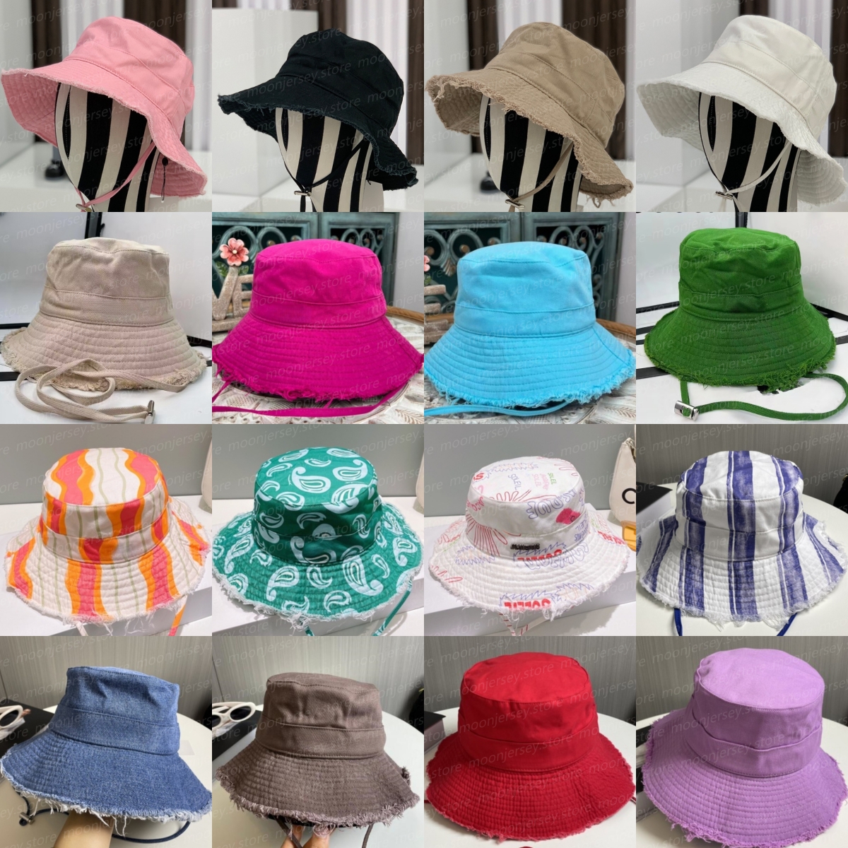 (go off picture not the description) Designer Caps Summer Vocation Beach Hats Women's Bucket Hats Luxury Holiday Accessories Festival Gifts 17881
