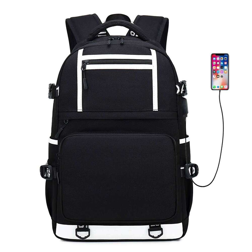 Game World Of Tanks Girl Boy Schoolbag Large Capacity Laptop Bag Waterproof Multifunction USB Charging Backpack