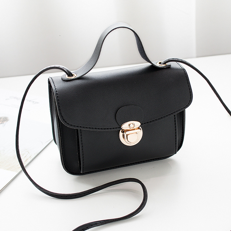 Brand High Quality Style Lock Buckle Square Summer and Style Double Pocket Single Shoulder Crossbody Handbag Mobile Phone Small Bag Free Delivery Desi