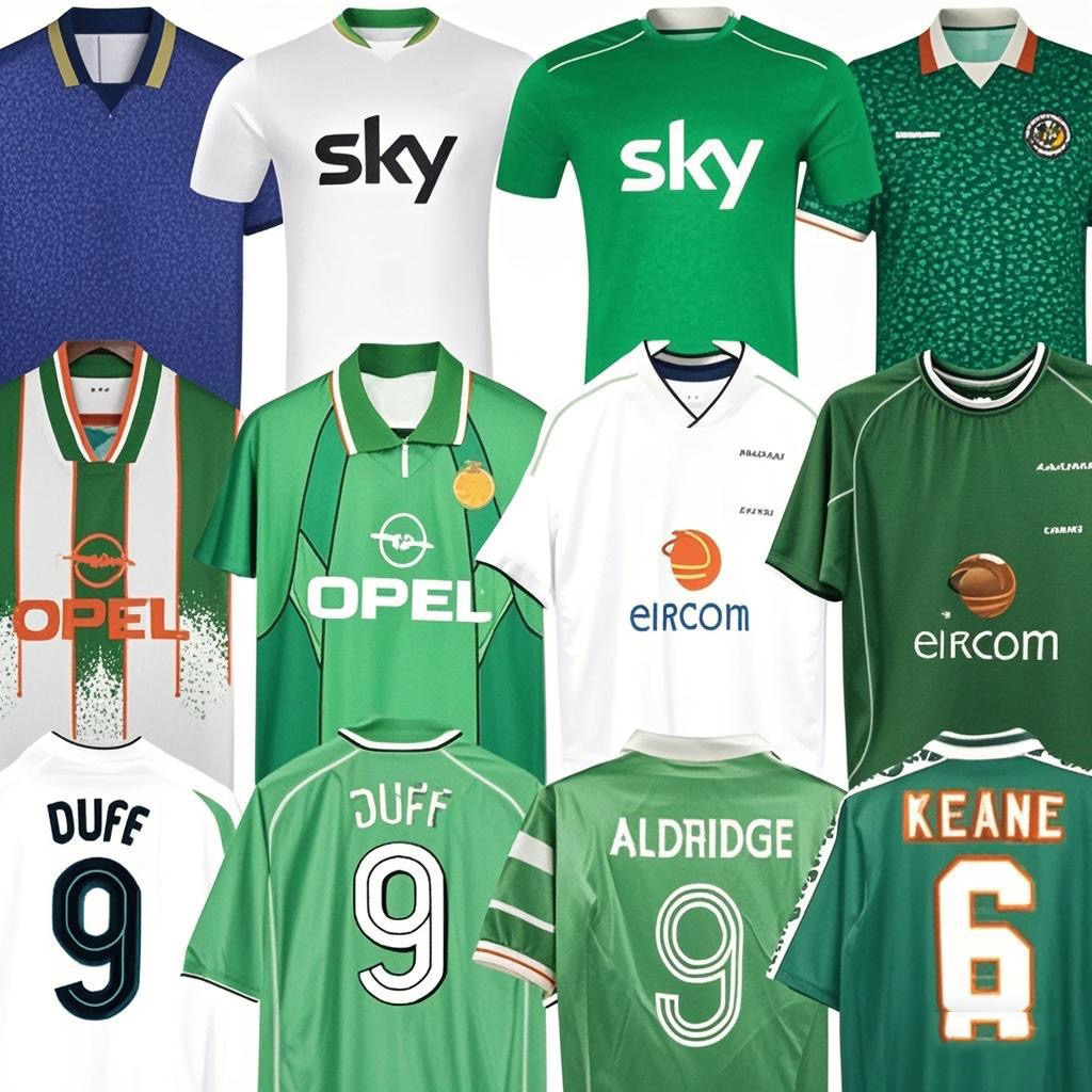 Retro 1990 2025 2026 Ireland Match Away KEANE 25 26 soccer jersey 88 90 92 94 Ireland Home classic vintage Irish de foot Soccer STAUNTON HOUGHTON McATEER footballs