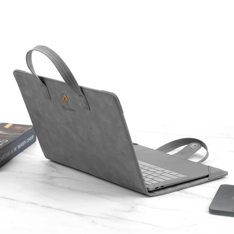 Portable Laptop Bag for MacBook Air 13.6 M3 M2 Soft Handle Laptop Briefcase for MacBook Air 13 Pro 13 Waterproof Notebook Bags 250526