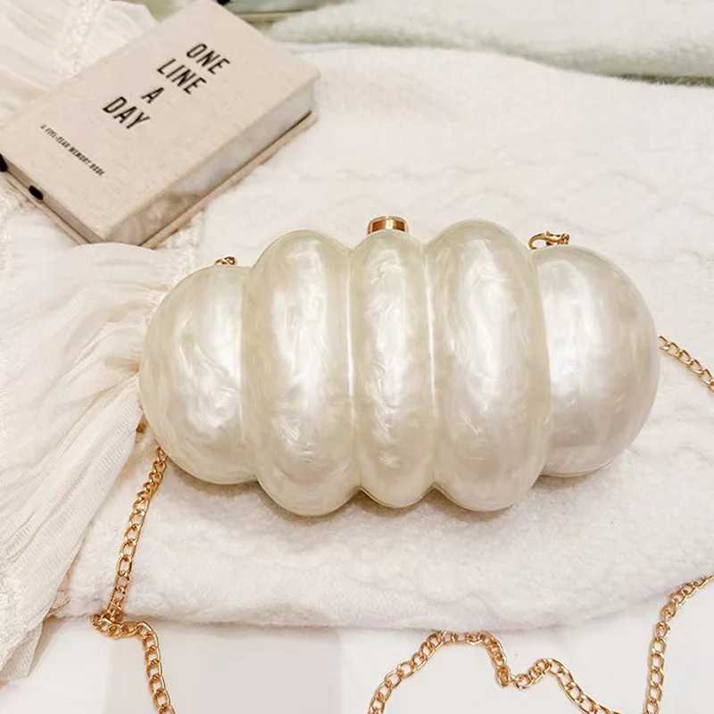 Beige Shell Women Shoulder Messenger Brand New Marble Acrylic Box Clutches Evening Lady Mini Summer Wedding Handbag And Purse W250527