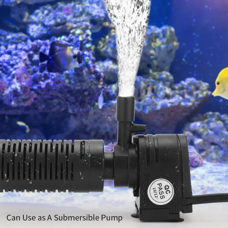 3 in 1 Filter Water Purifier Oxygenation Submersible Filtration Mini Fish Tank Filter for Aquarium Fish Tank 250523