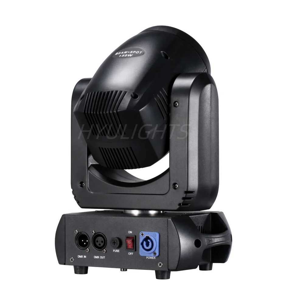 Mini LED Moving Head Light 150W Beam+Spot+18 Rotating Prisms DJ DMX Stage Effect Light Disco Bar XJ250527