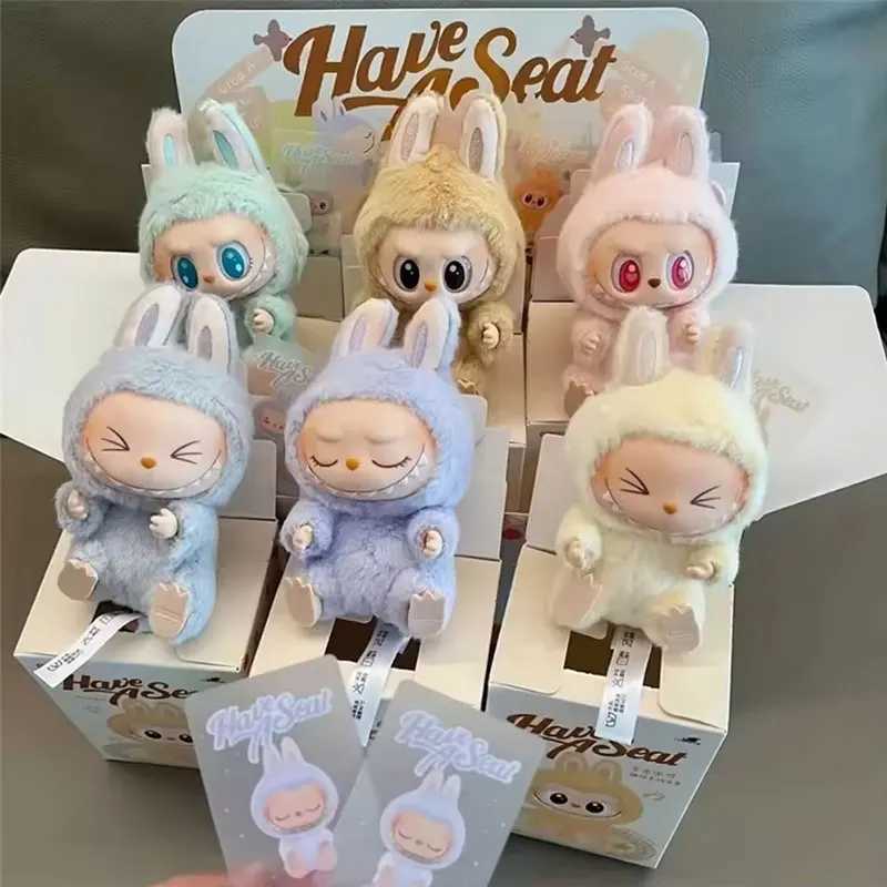 New Arrival Labubu V3 The Monsters Heartbeat Macaron Enamel Face Blind Box Pvc Figurine Tabletop Ornament Kawaii Doll Kid Christmas Gift U250528
