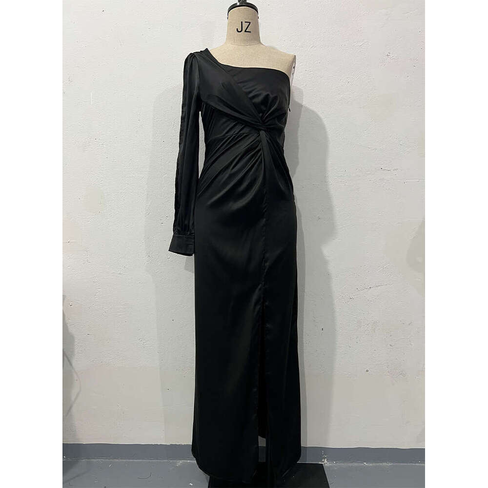 2025 Spring Fashion Evening Elegant Socialite Waist-Cinching Slim Fit Long Dress for Women