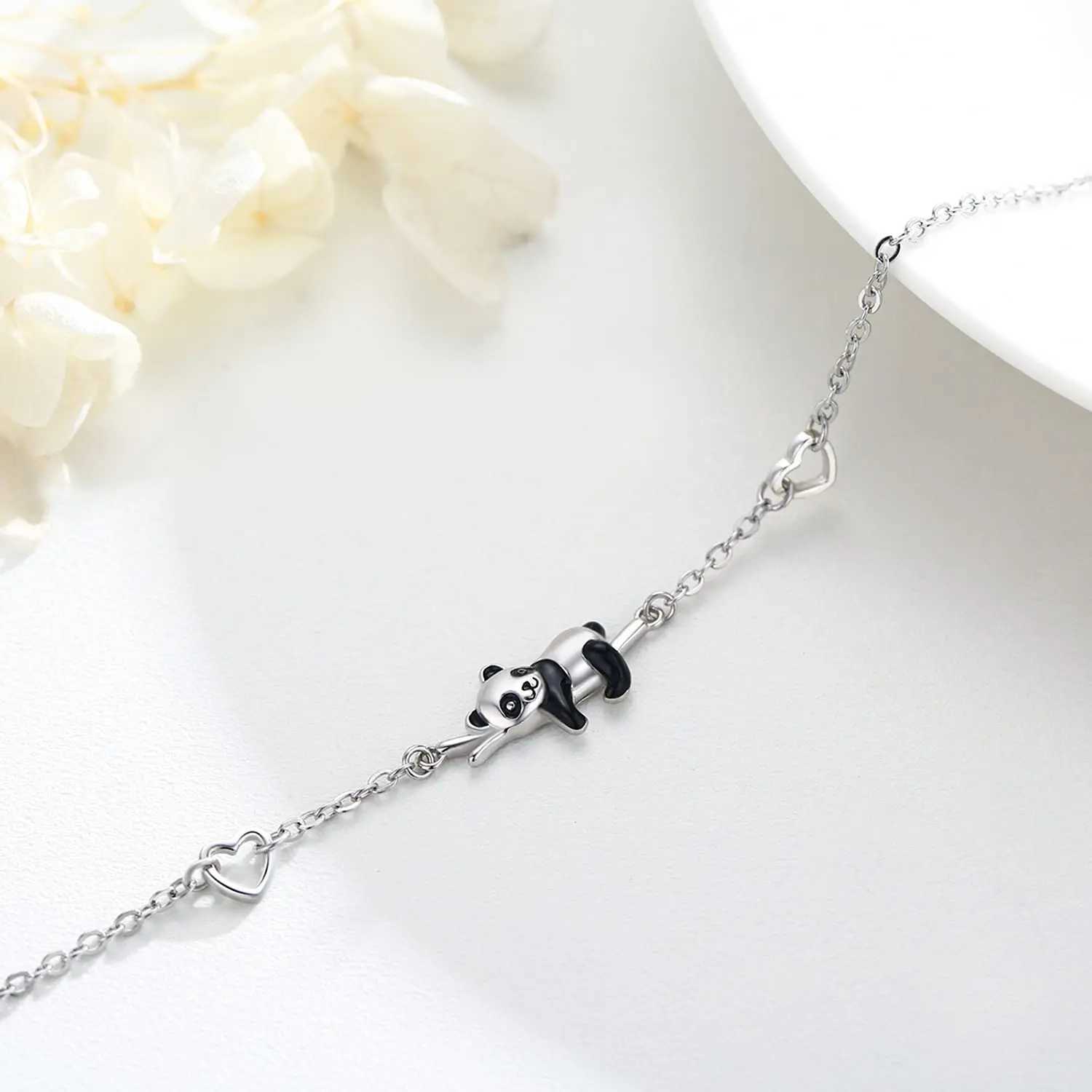 Harong New Panda Bracelet High Quality Cute Animal Jewelry for Woman Girl Gift for Birthday Christmas Animal DIY Lover Gifts W250526