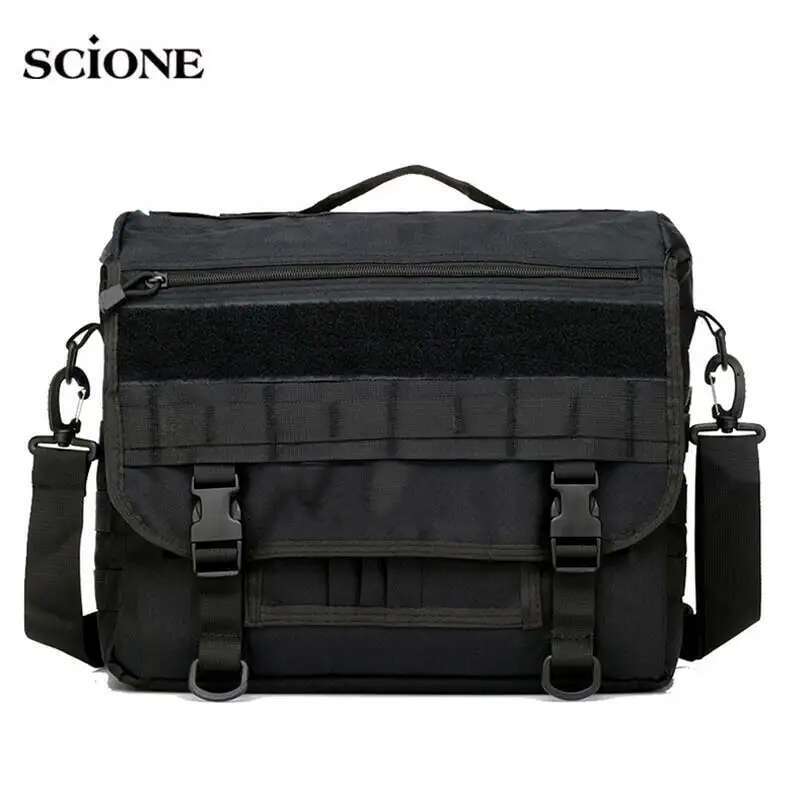 Molle Laptop Bag Tactical Messenger Bags Computer Backpack Fanny Belt Outdoor Sports Shoulder Camping Pack XA156A