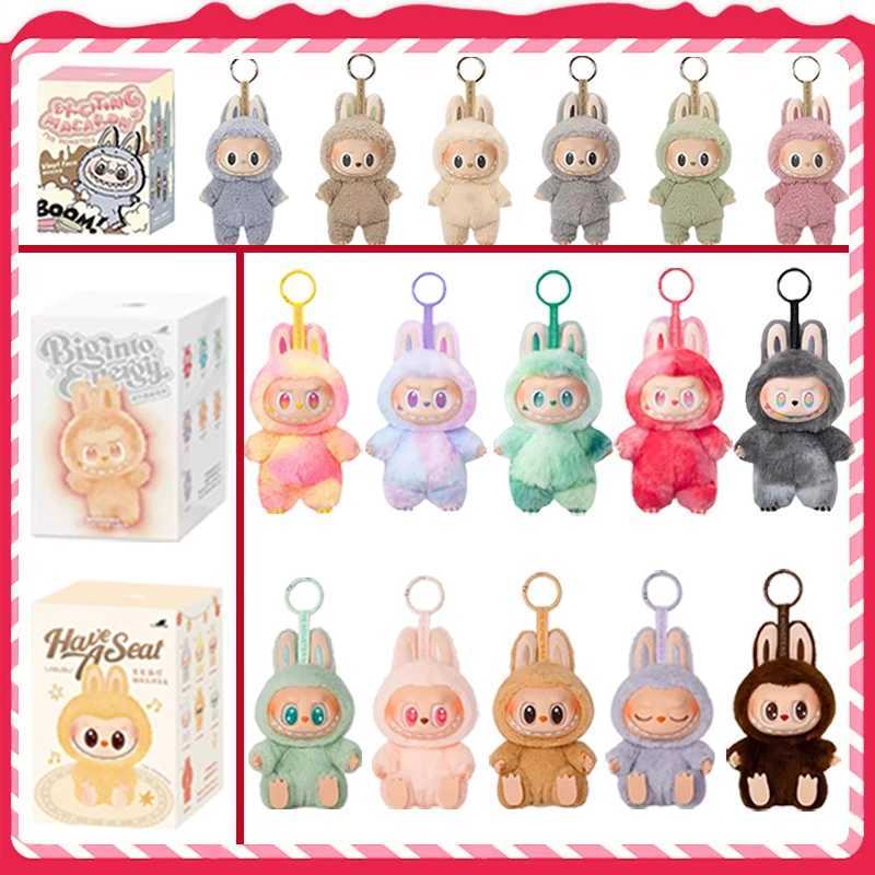 Labubu 1 2 3 The Monsters Heartbeat Macaron Enamel Face Blind Box PVC Figurine Tabletop Ornament Kawaii Doll Kid Christmas Gift W250526