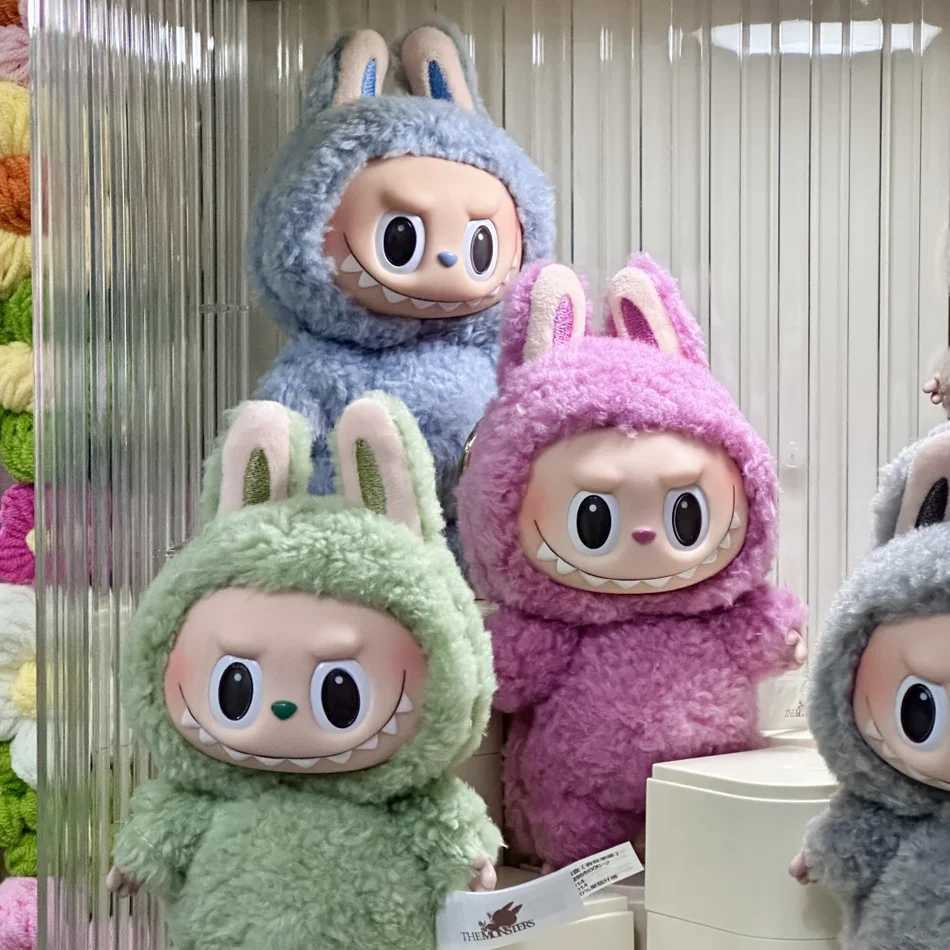 High Quality Monster Labubu Kawaii Blind Box Series PVC Anime Figure Pendant Doll Monster Keychain Birthday Holiday Kids Gift M250527